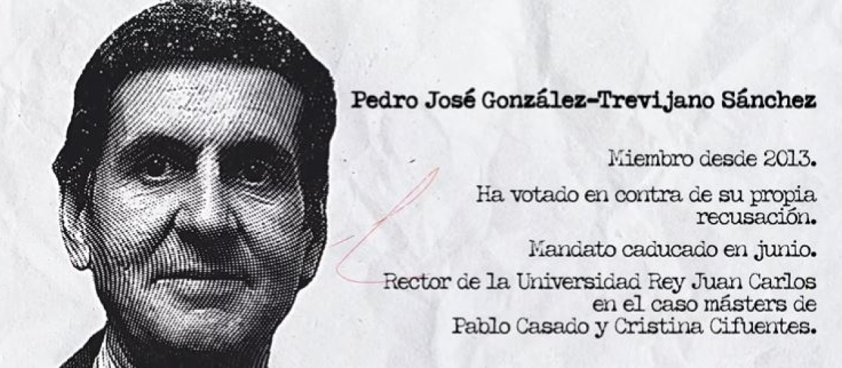Captura del vídeo difundido por Podemos para señalar a los magistrados