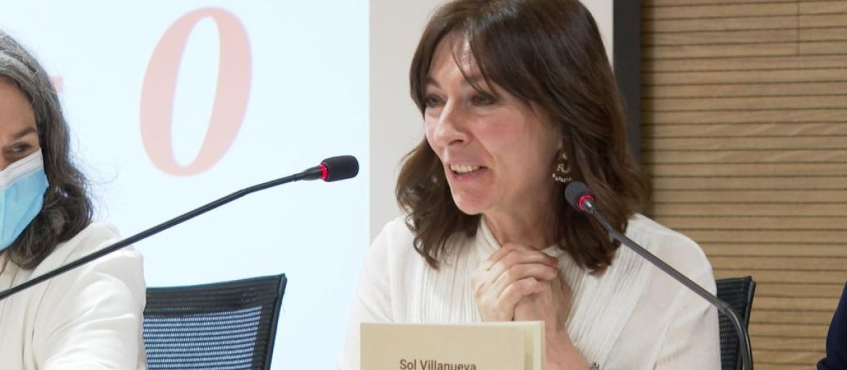 Sol Villanueva en la presentación de su libro 'Toledo 1520-2020'