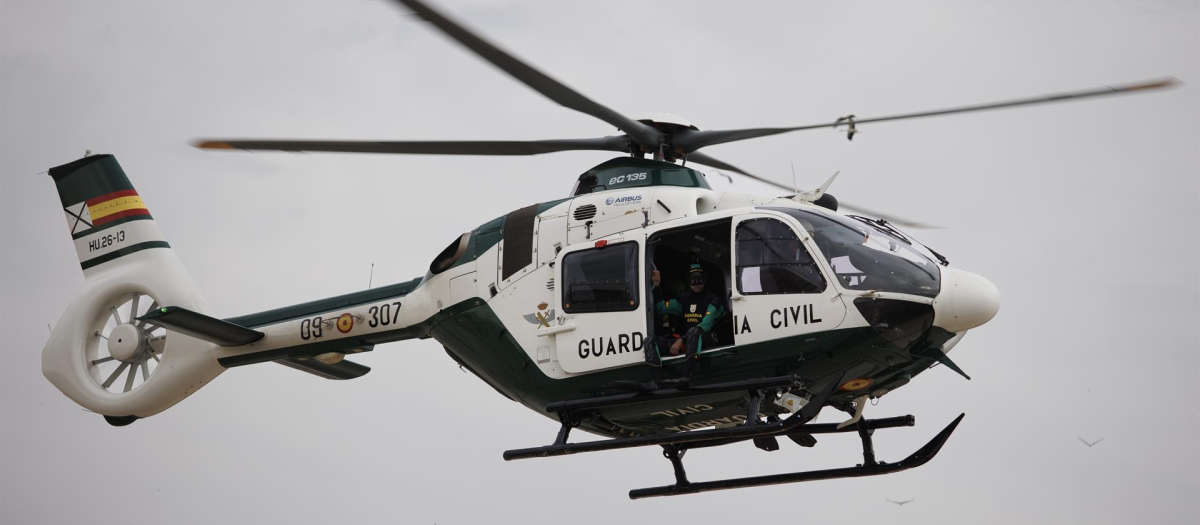 Imagen de archivo de un helicóptero de la Guardia Civil