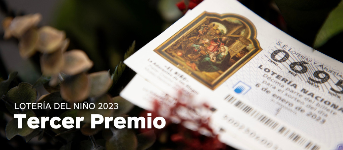 El tercer premio del Sorteo Extraordinario de la Lotería del Niño 2023