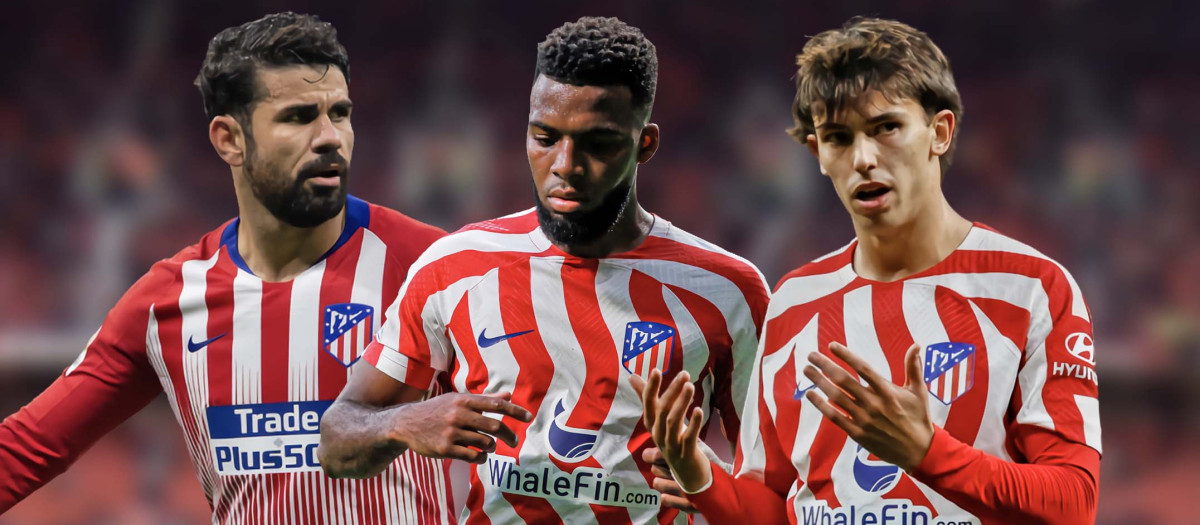 Diego Costa, Lemar y Joao Félix, tres de los fichajes más ruinosos del Atlético