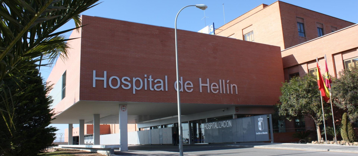 Fachada del hospital de Hellín (Albacete)