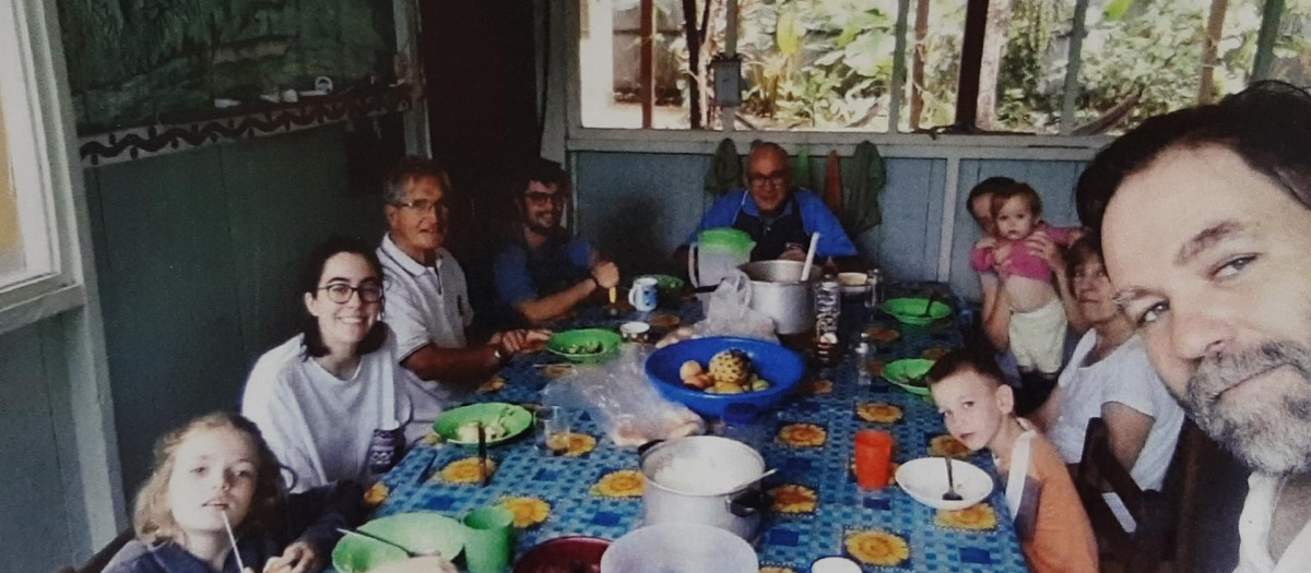 Jaime, misionero laico durante el tiempo que estuvo en Yurimaguas, en la selva amazónica, en Perú