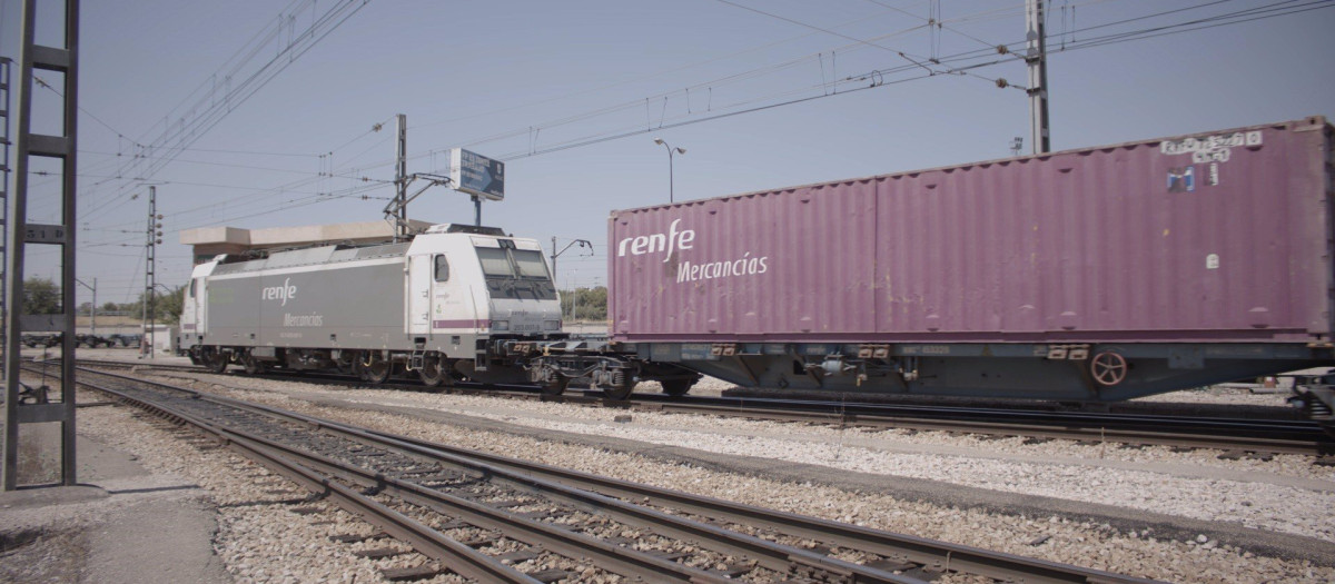 Tren de Renfe Mercancías