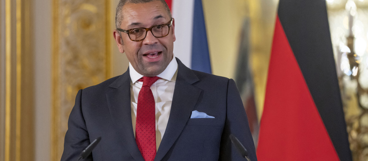 James Cleverly, ministro de relaciones exteriores de Reino Unido