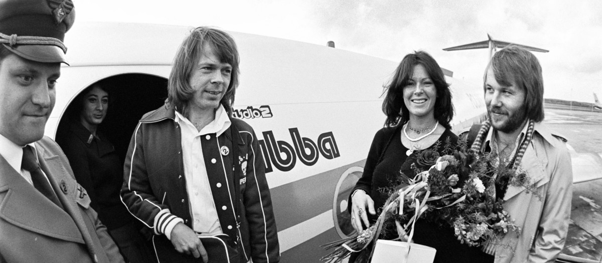 Los componentes de Abba, Bjorn Ulvaeus, Anni-Frid "Frida" Lyngstad y Benny Andersson