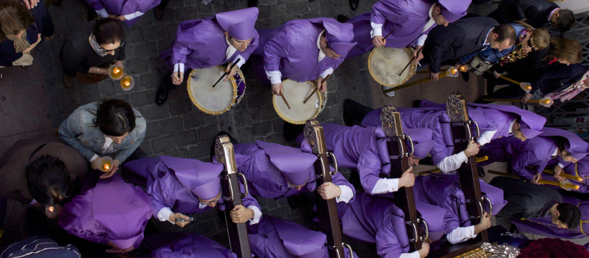 Procesión de Semana Santa en Lucena