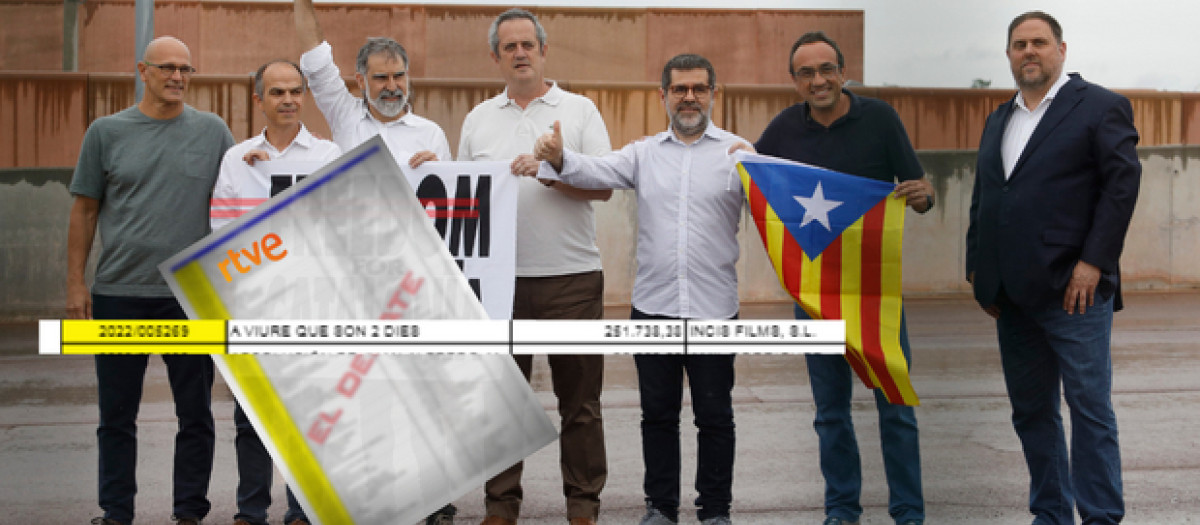 Los líderes secesionistas del procés. RTVE pagó 281.000 euros a una productora afín al independentismo