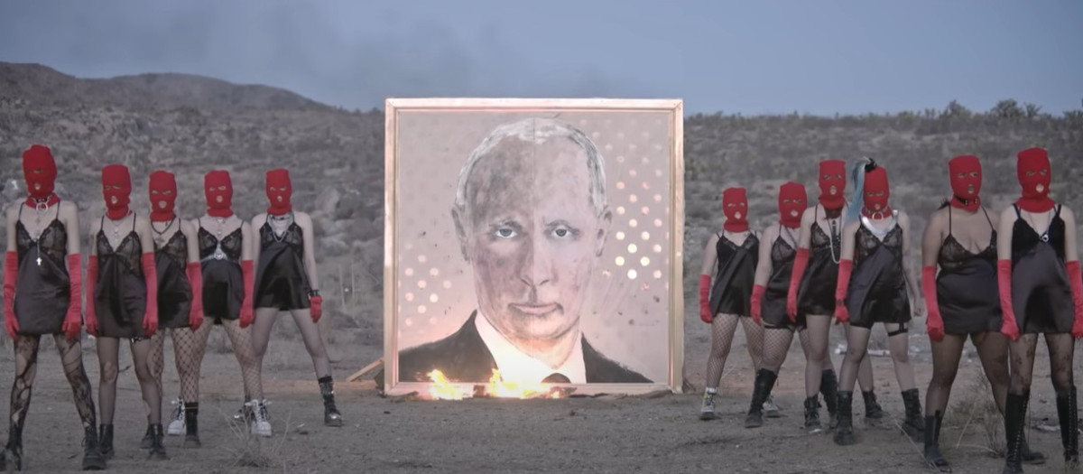 Imagen del vídeo de las Pussy Riot