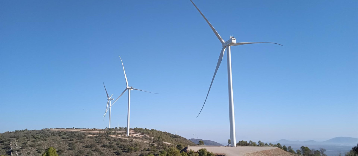 Aerogeneradores en funcionamiento en España