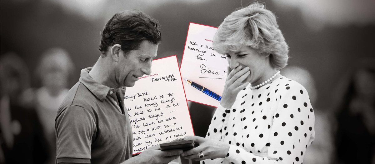 La Princesa de Gales, Lady Diana Spencer, y el príncipe Carlos de Inglaterra