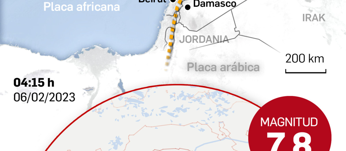 Así ha sido el terremoto en Turquía y Siria