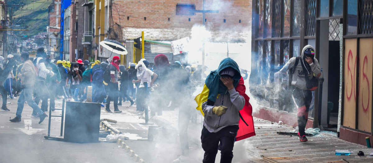 Manifestaciones antigubernamentales en Colombia