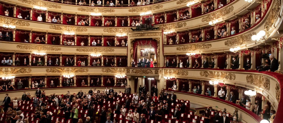 Interior de La Scala de Milán