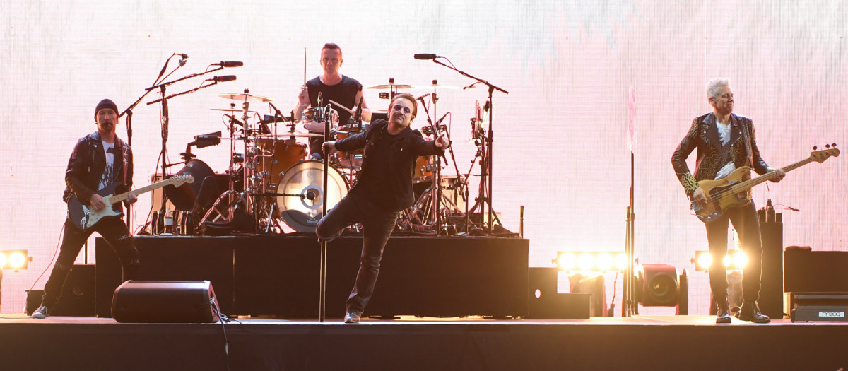 U2 en concierto durante la gira 'The Joshua Tree Tour'