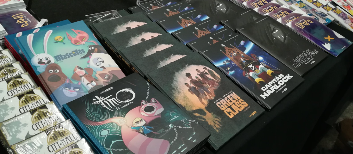 Cómics Manga, entre ellos 'Capitán Harlock'