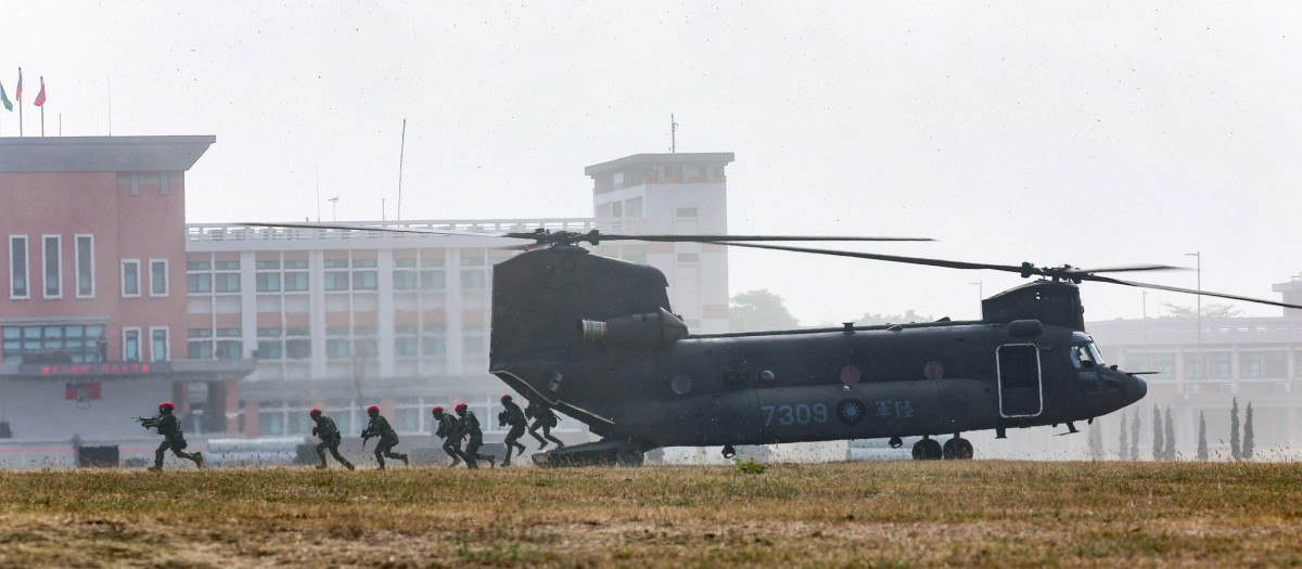 Entrenamiento del ejército de Taiwán