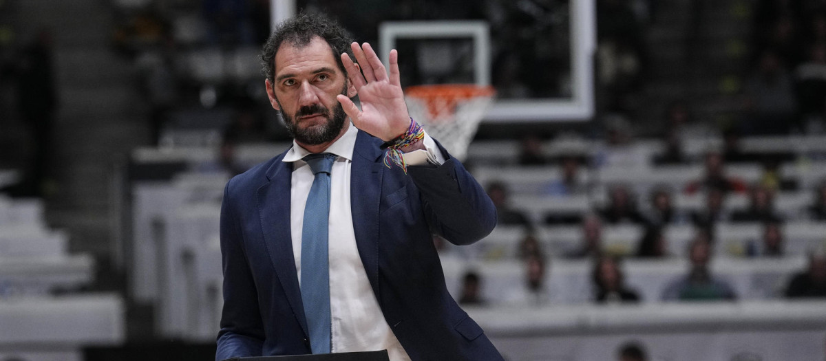 Garbajosa en la final de la pasada Copa del Rey de baloncesto