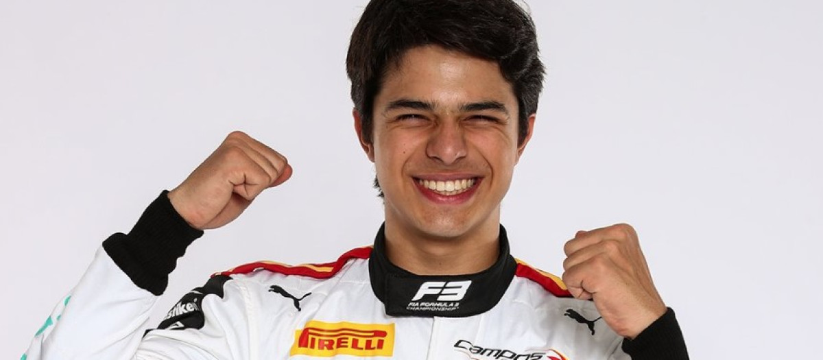 Pepe Martí en la foto oficial de la temporada de F3