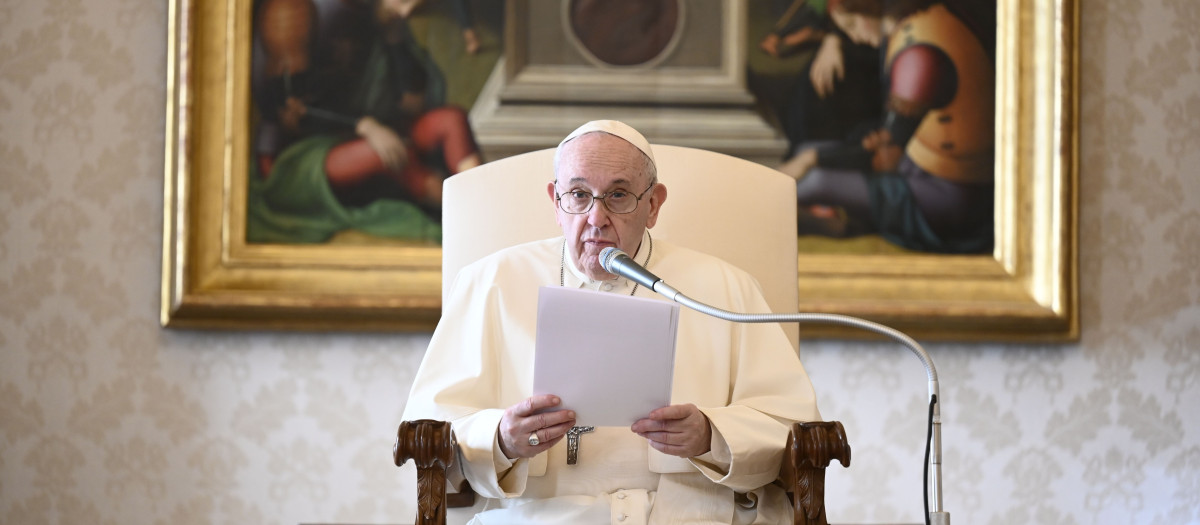 Pope Francis during the weekly general audience in Apostolic Palace, at the Vatican.
November 18 ,2020