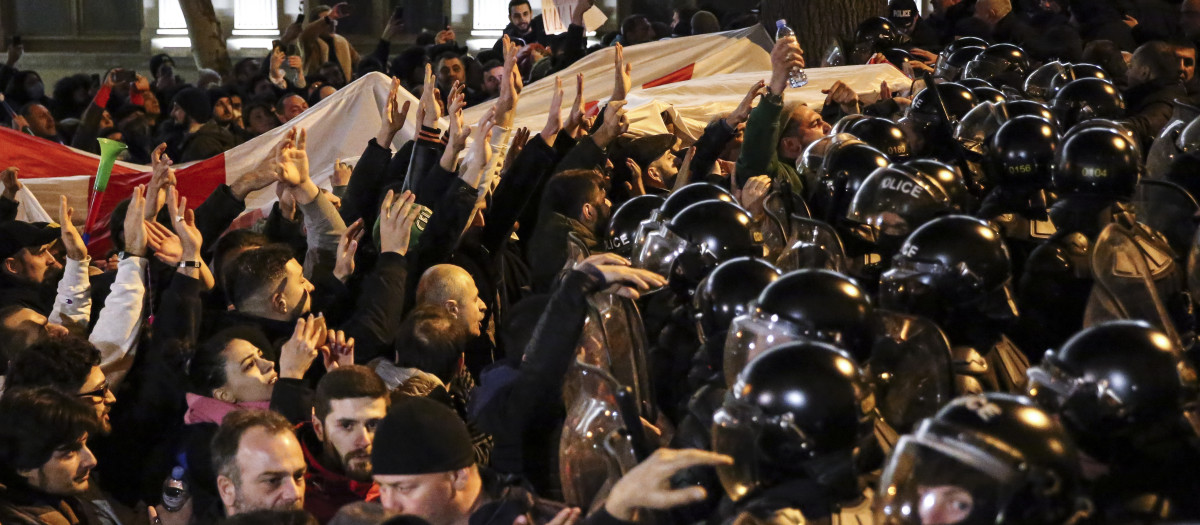 Protestas en Georgia