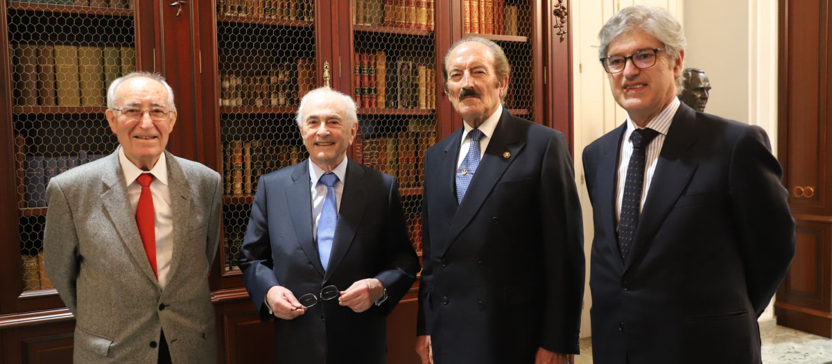 José Javier Rodríguez Alcaide, José Manuel Otero Novas, Benito Gálvez y Pablo González Pons