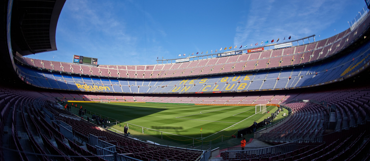 El interior del Camp Nou, en una imagen de archivo