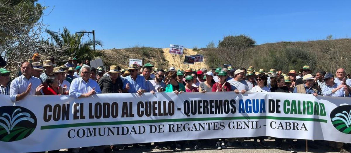 Concentración de la Comunidad de Regantes del Genil-Cabra