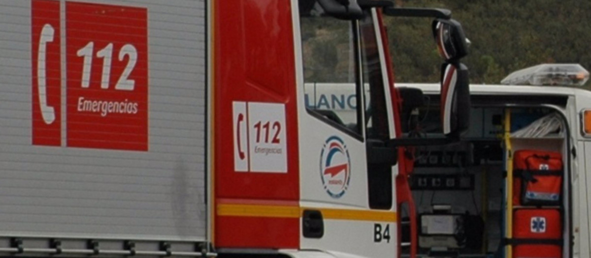 Vehículo de Bomberos del 112