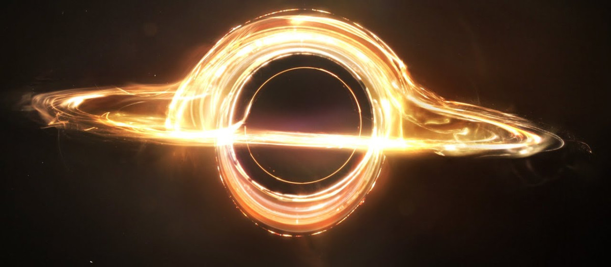 Gargantua, el agujero negro de la película Interstellar