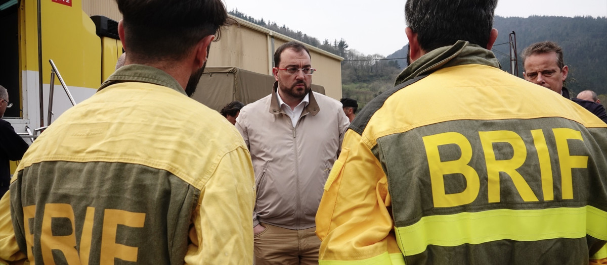 El presidente del Principado de Asturias, Adrián Barbón