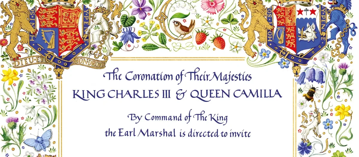 king charles invitation