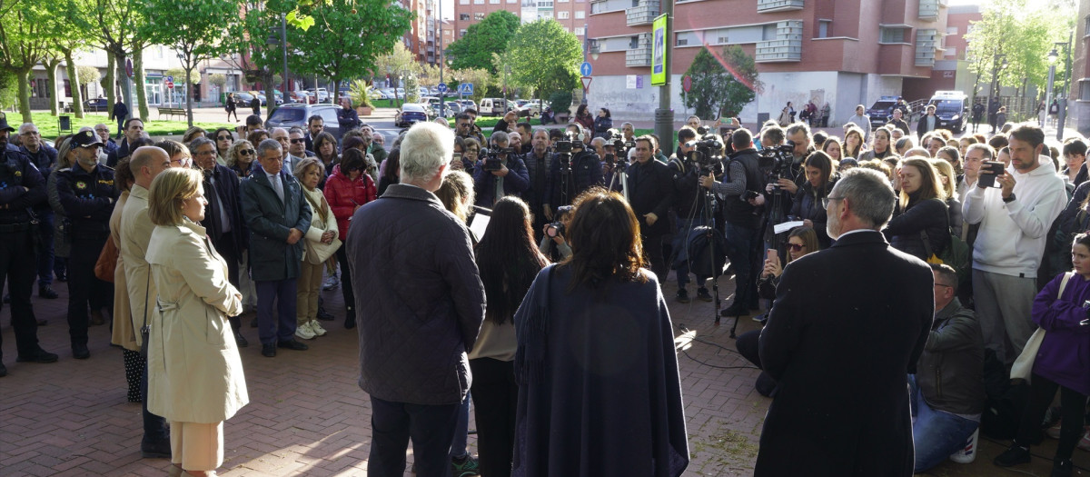 Concentración el pasado jueves contra la presunta agresión sexual sufrida por dos niñas en Logroño