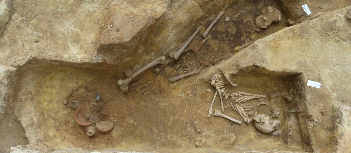 Hallan una necrópolis del siglo II en el centro de París