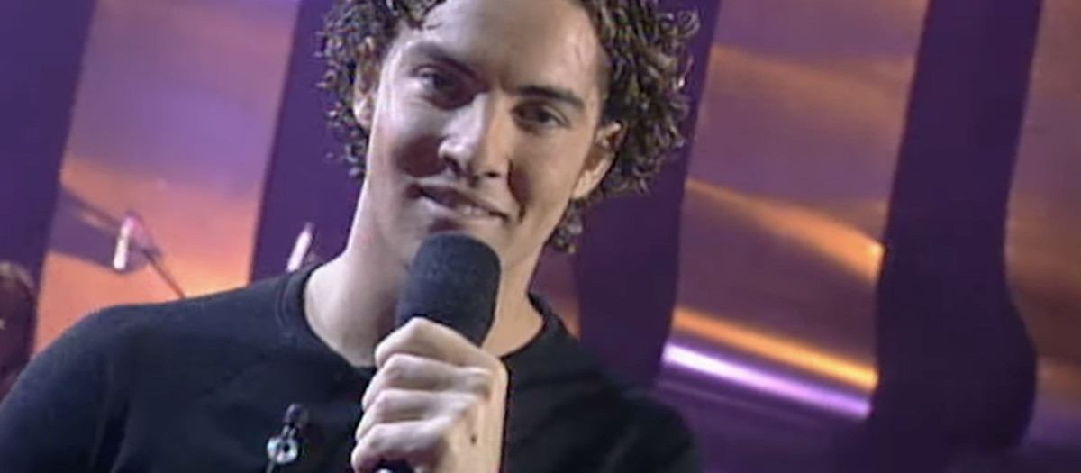 David Bisbal, en la gala final de la primera edición de 'Operación Triunfo'