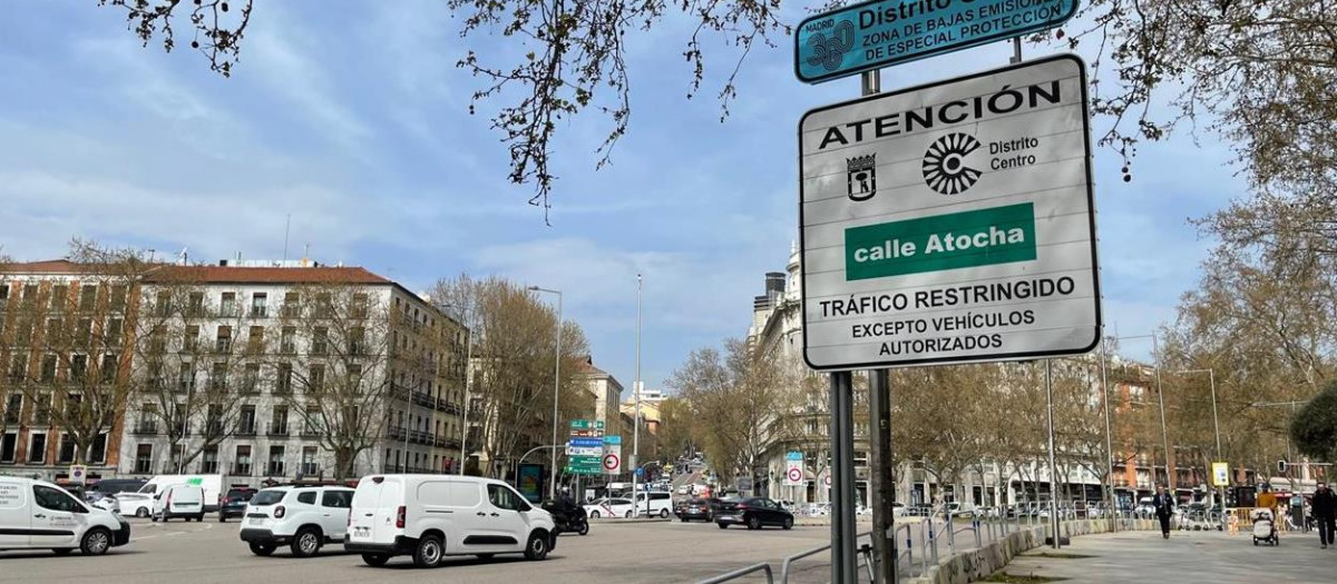 Las Zonas de Bajas Emisiones de Madrid afectarán a 10 millones de coches