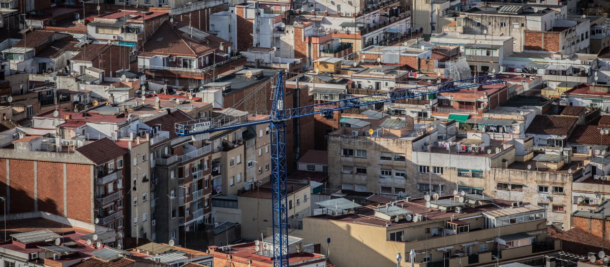 Panorámica de la ciudad de Barcelona