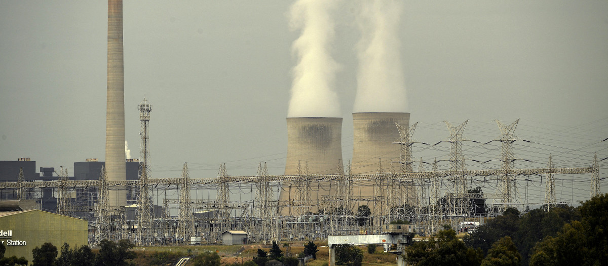 Liddell Power Station, cerca del Lago Liddell en Australia