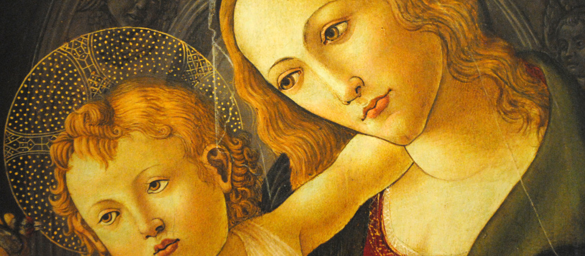 'La Virgen y el Niño' de Sandro Boticelli