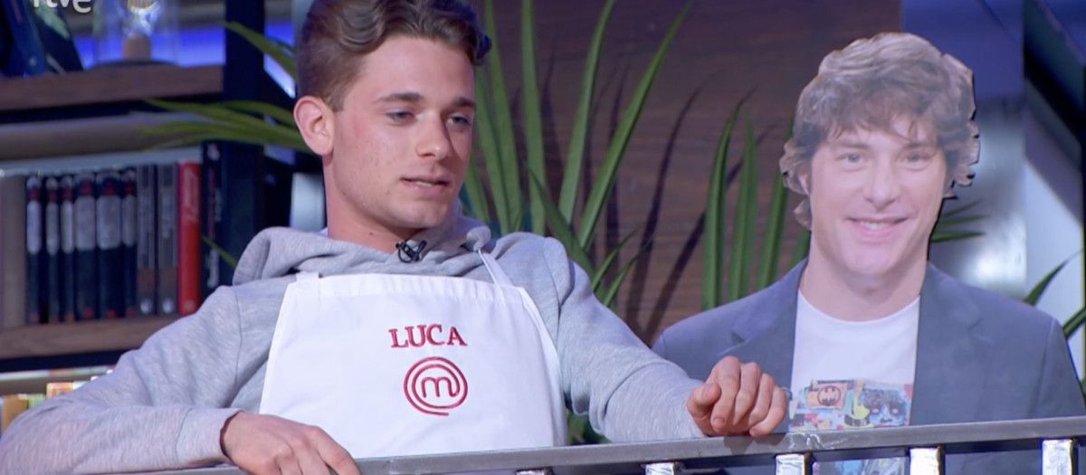 Luca, en la gala de 'MasterChef' de este martes