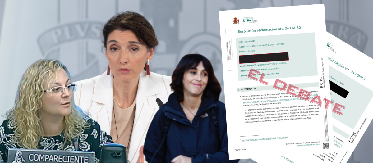 Pilar Llop, entre Juana Rivas y María Sevilla