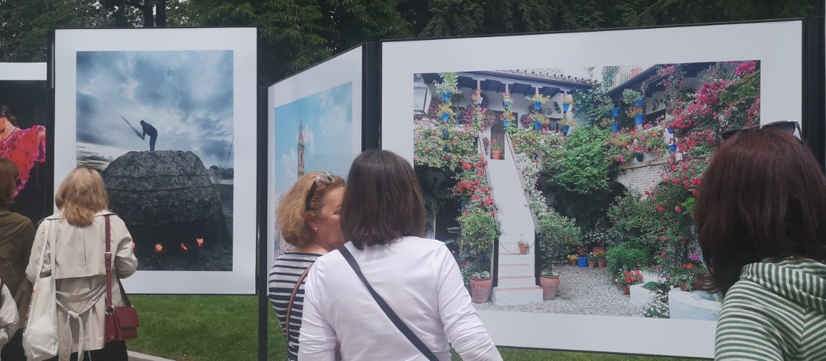 Los patios cordobeses, en el Parque del Retiro (Madrid)