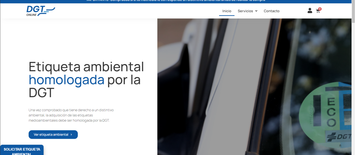 La web que simula ser oficial de la DGT está aún en funcionamiento
