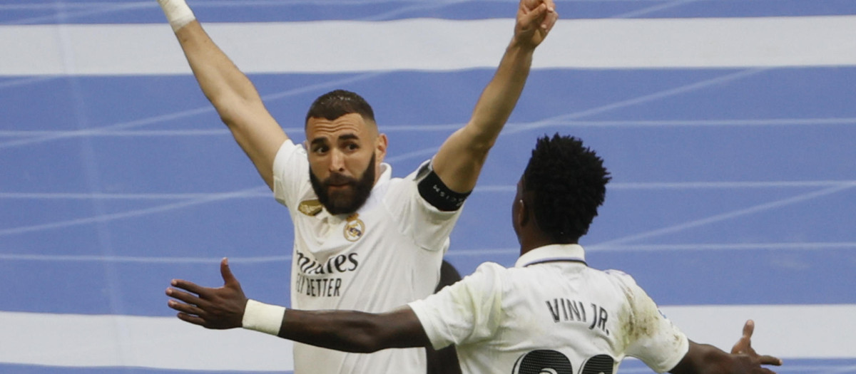 Benzema ha marcado su último gol con el Real Madrid