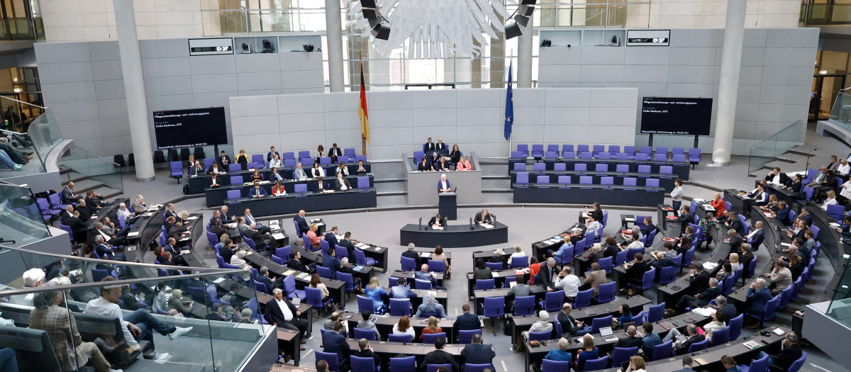 Debate en el Bundestag, Parlamento alemán