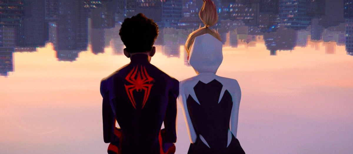 Una de las secuencias de 'Spider Man: Across the Spiderverse'