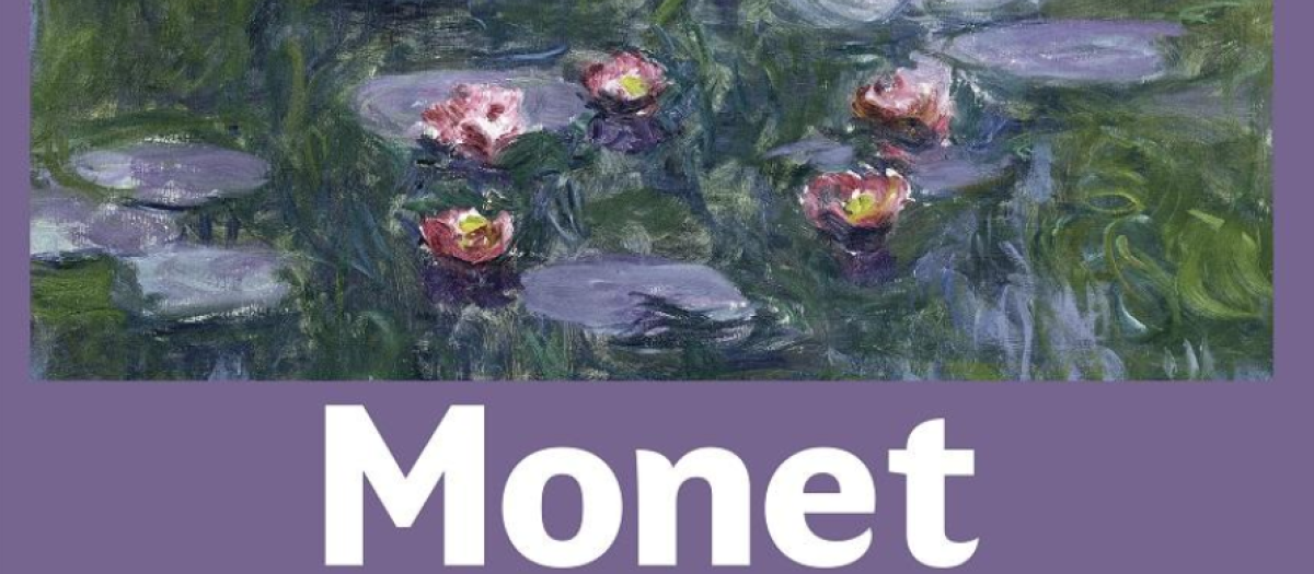 Cartel de la exposición de Monet en CentroCentro