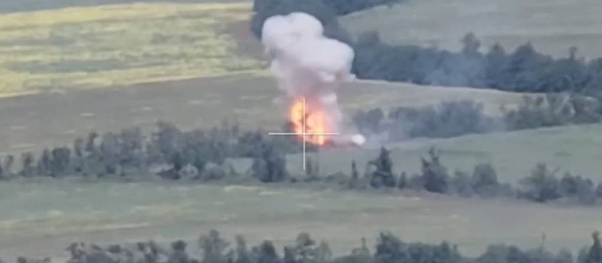 Combates en el frente de batalla en Ucrania