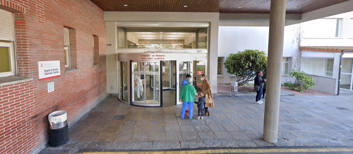 Entrada al hospital Universitario de Navarra