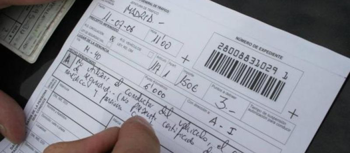 El conductor tiene derecho a recurrir cualquier tipo de multa